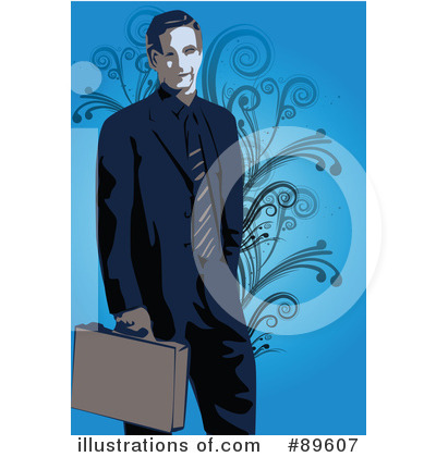 Royalty-Free (RF) Businessman Clipart Illustration by mayawizard101 - Stock Sample #89607