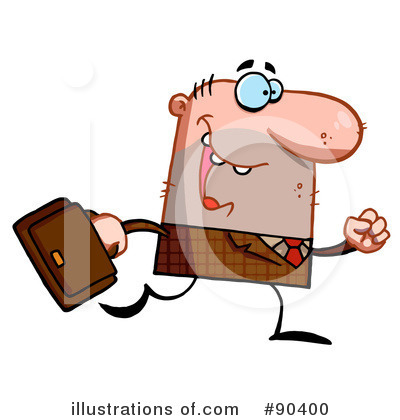 Royalty-Free (RF) Businessman Clipart Illustration by Hit Toon - Stock Sample #90400