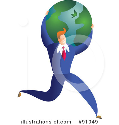 Royalty-Free (RF) Businessman Clipart Illustration by Prawny - Stock Sample #91049