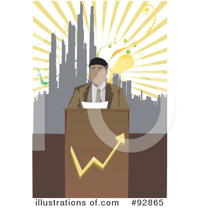 Royalty-Free (RF) Businessman Clipart Illustration by mayawizard101 - Stock Sample #92865