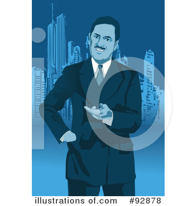 Royalty-Free (RF) Businessman Clipart Illustration by mayawizard101 - Stock Sample #92878