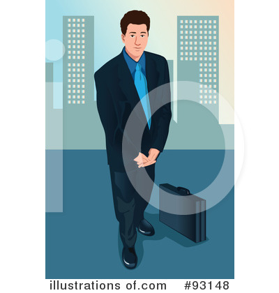 Royalty-Free (RF) Businessman Clipart Illustration by mayawizard101 - Stock Sample #93148