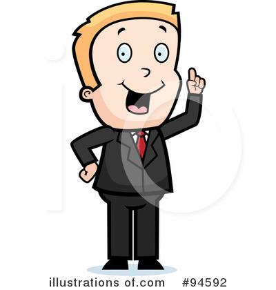 Royalty-Free (RF) Businessman Clipart Illustration by Cory Thoman - Stock Sample #94592