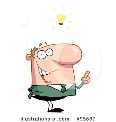 Royalty-Free (RF) Businessman Clipart Illustration by Hit Toon - Stock Sample #95667