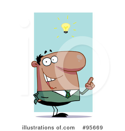 Royalty-Free (RF) Businessman Clipart Illustration by Hit Toon - Stock Sample #95669