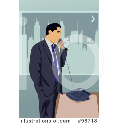 Royalty-Free (RF) Businessman Clipart Illustration by mayawizard101 - Stock Sample #98718