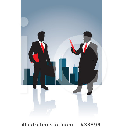 Royalty-Free (RF) Businessmen Clipart Illustration by Paulo Resende - Stock Sample #38896
