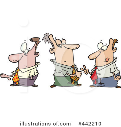Royalty-Free (RF) Businessmen Clipart Illustration by toonaday - Stock Sample #442210