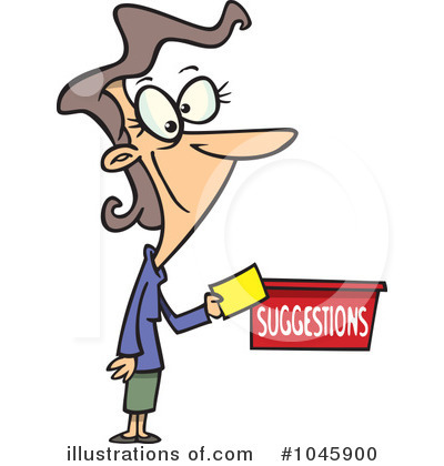 Royalty-Free (RF) Businesswoman Clipart Illustration by toonaday - Stock Sample #1045900