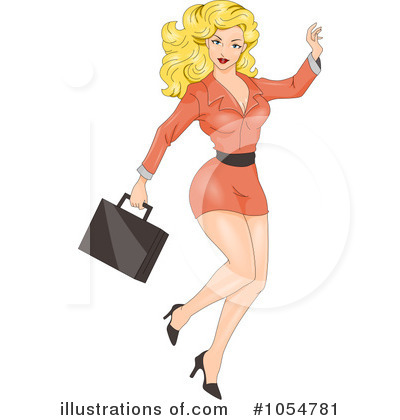 Royalty-Free (RF) Businesswoman Clipart Illustration by BNP Design Studio - Stock Sample #1054781