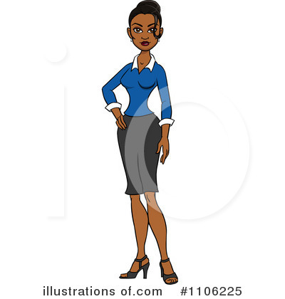Businesswoman Clipart #1106225 by Cartoon Solutions