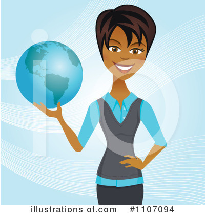 Business Woman Clipart #1107094 by Amanda Kate