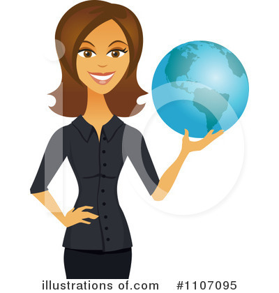 Business Woman Clipart #1107095 by Amanda Kate