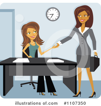 Royalty-Free (RF) Businesswoman Clipart Illustration by Amanda Kate - Stock Sample #1107350