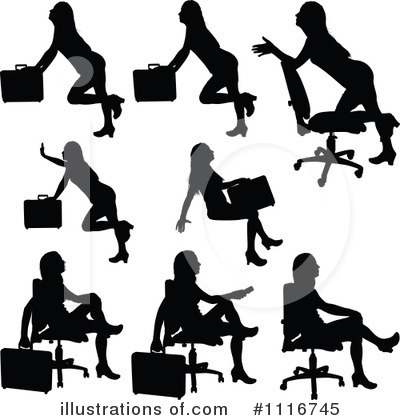 Royalty-Free (RF) Businesswoman Clipart Illustration by dero - Stock Sample #1116745