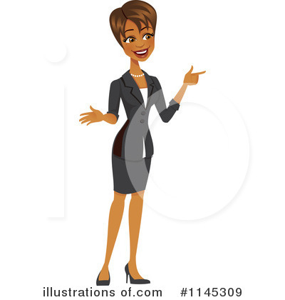 Business Woman Clipart #1145309 by Amanda Kate