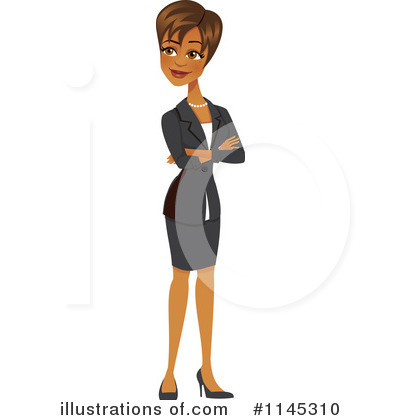 Royalty-Free (RF) Businesswoman Clipart Illustration by Amanda Kate - Stock Sample #1145310