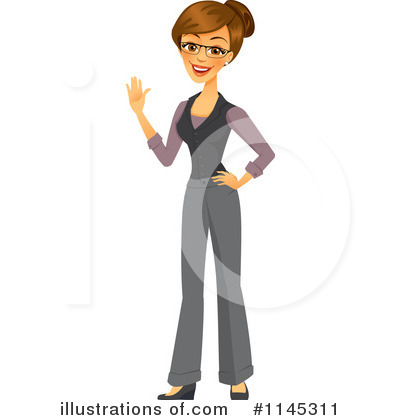 Business Woman Clipart #1145311 by Amanda Kate