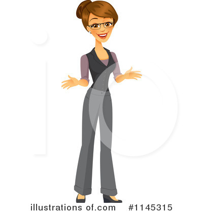 Royalty-Free (RF) Businesswoman Clipart Illustration by Amanda Kate - Stock Sample #1145315