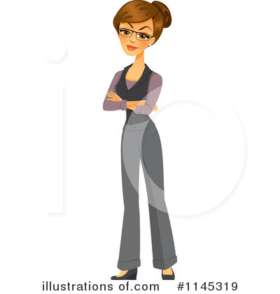 Royalty-Free (RF) Businesswoman Clipart Illustration by Amanda Kate - Stock Sample #1145319