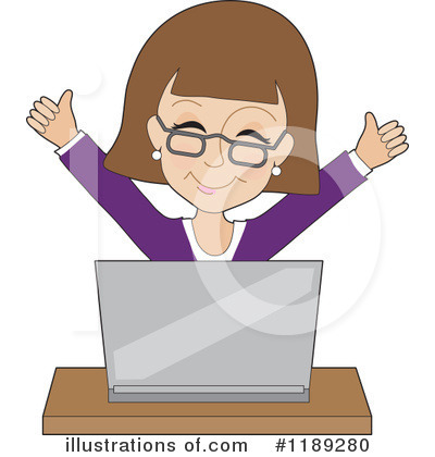 Office Clipart #1189280 by Maria Bell