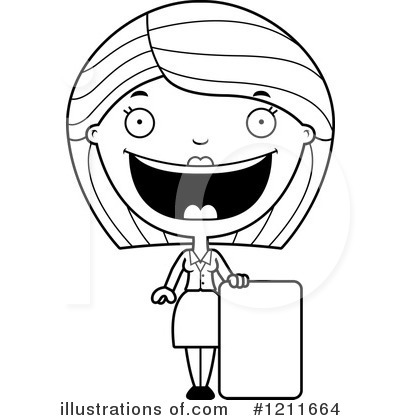 Royalty-Free (RF) Businesswoman Clipart Illustration by Cory Thoman - Stock Sample #1211664