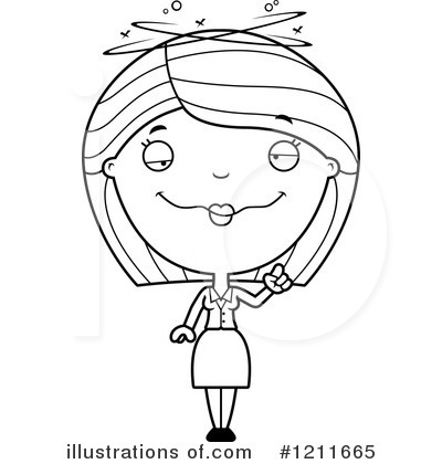 Royalty-Free (RF) Businesswoman Clipart Illustration by Cory Thoman - Stock Sample #1211665