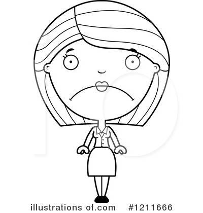 Royalty-Free (RF) Businesswoman Clipart Illustration by Cory Thoman - Stock Sample #1211666