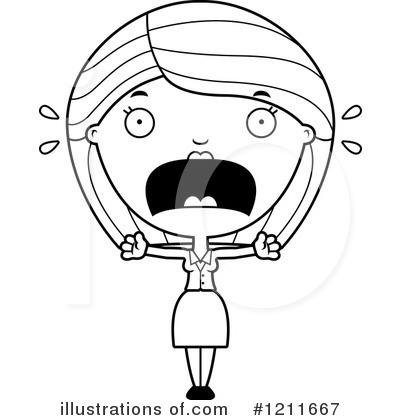 Royalty-Free (RF) Businesswoman Clipart Illustration by Cory Thoman - Stock Sample #1211667