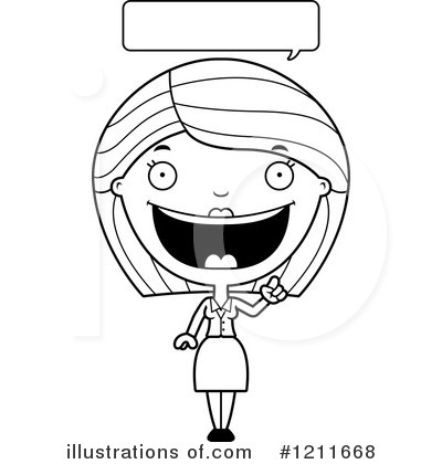 Royalty-Free (RF) Businesswoman Clipart Illustration by Cory Thoman - Stock Sample #1211668