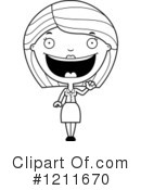 Businesswoman Clipart #1211670 by Cory Thoman