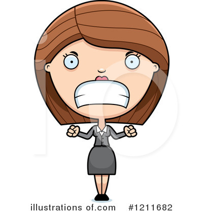 Royalty-Free (RF) Businesswoman Clipart Illustration by Cory Thoman - Stock Sample #1211682