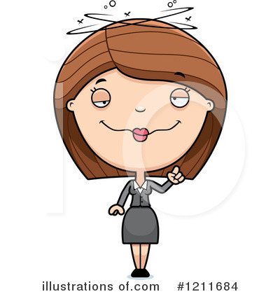 Royalty-Free (RF) Businesswoman Clipart Illustration by Cory Thoman - Stock Sample #1211684
