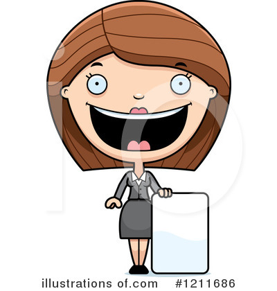 Royalty-Free (RF) Businesswoman Clipart Illustration by Cory Thoman - Stock Sample #1211686