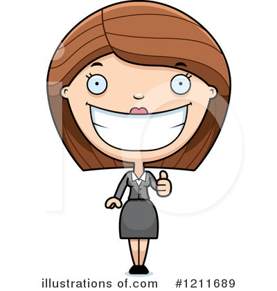 Businesswoman Clipart #1211689 by Cory Thoman