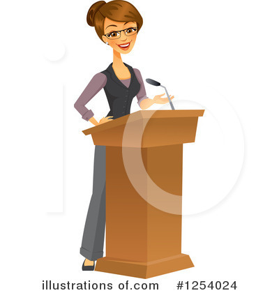 Businesswoman Clipart #1254024 by Amanda Kate