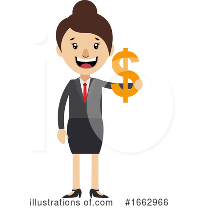 Royalty-Free (RF) Businesswoman Clipart Illustration by Morphart Creations - Stock Sample #1662966