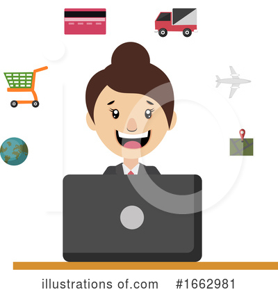 Royalty-Free (RF) Businesswoman Clipart Illustration by Morphart Creations - Stock Sample #1662981