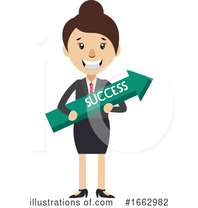 Royalty-Free (RF) Businesswoman Clipart Illustration by Morphart Creations - Stock Sample #1662982