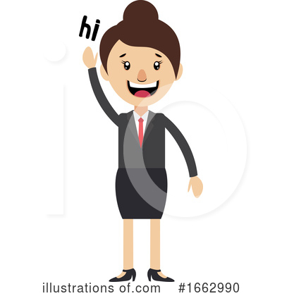 Royalty-Free (RF) Businesswoman Clipart Illustration by Morphart Creations - Stock Sample #1662990