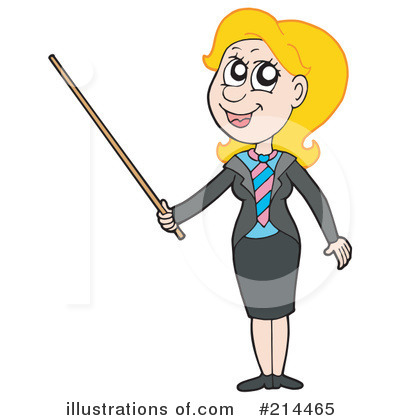 Royalty-Free (RF) Businesswoman Clipart Illustration by visekart - Stock Sample #214465