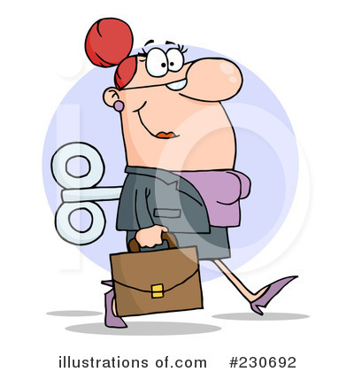 Businesswoman Clipart #230692 by Hit Toon