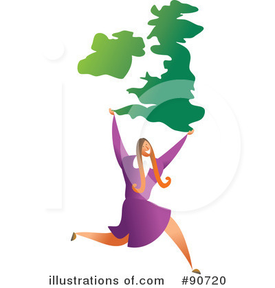 Royalty-Free (RF) Businesswoman Clipart Illustration by Prawny - Stock Sample #90720