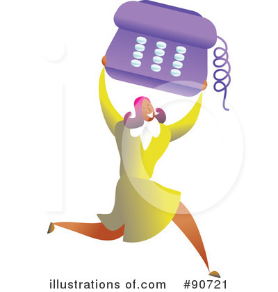 Royalty-Free (RF) Businesswoman Clipart Illustration by Prawny - Stock Sample #90721
