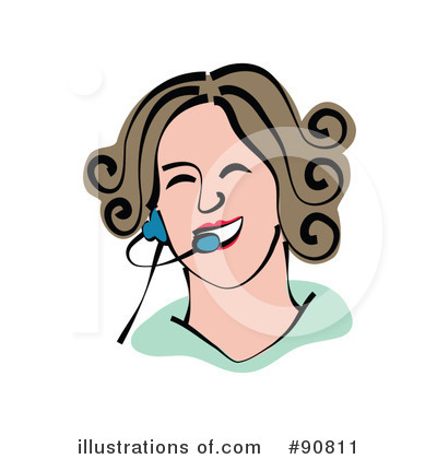 Royalty-Free (RF) Businesswoman Clipart Illustration by Prawny - Stock Sample #90811