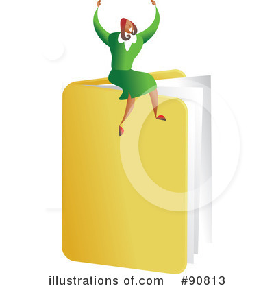 Royalty-Free (RF) Businesswoman Clipart Illustration by Prawny - Stock Sample #90813