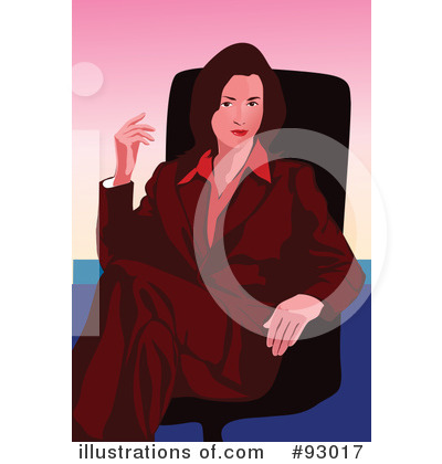 Royalty-Free (RF) Businesswoman Clipart Illustration by mayawizard101 - Stock Sample #93017