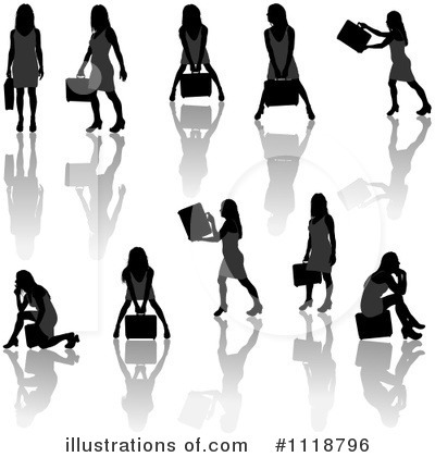 Royalty-Free (RF) Businesswomen Clipart Illustration by dero - Stock Sample #1118796
