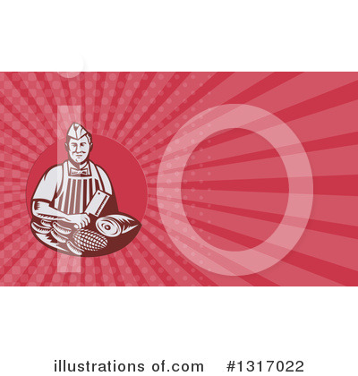 Royalty-Free (RF) Butcher Clipart Illustration by patrimonio - Stock Sample #1317022