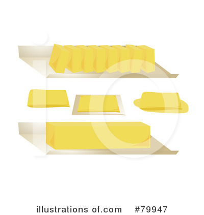 Royalty-Free (RF) Butter Clipart Illustration by Randomway - Stock Sample #79947
